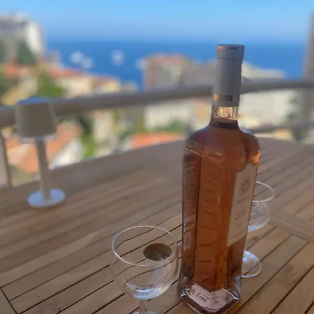 Amazing View With Big Balcony Near Grimaldi And Direct Lift To Monaco Close To Casino And Larvotto Parking Available U Appartamento