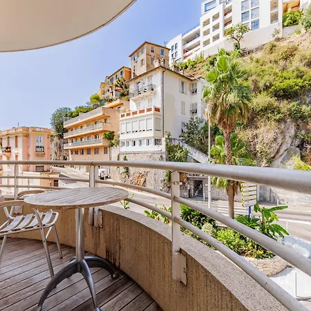 Amazing View With Big Balcony Near Grimaldi And Direct Lift To Monaco Close To Casino And Larvotto Parking Available U Apartament