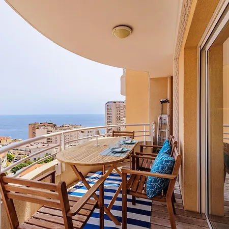Amazing View With Big Balcony Near Grimaldi And Direct Lift To Monaco Close To Casino And Larvotto Parking Available U Apartament *